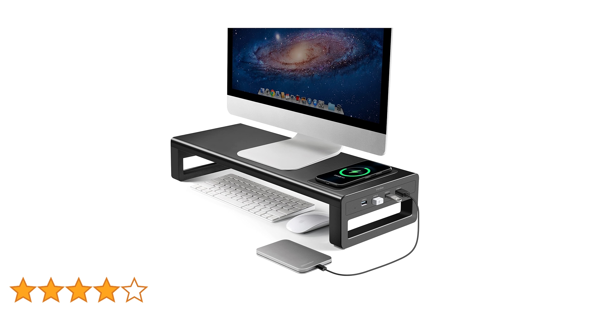 Amazon.co.jp: VAYDEER モニター台 USB 3.0 ディスプレイ